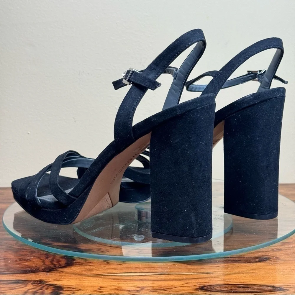 Franco Sarto Damalis Platform Sandal - Black Galaxy - size 10
